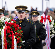 1863&ndash;1864 m. sukilimo pagerbimo ceremonija Rasų kapinėse