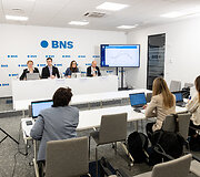 Spaudos konferencija: &bdquo;2023 m. pagrindiniai ekonominiai ir socialiniai rodikliai&ldquo;