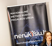 Pagalbos linijos norintiems mesti rūkyti pristatymas