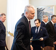 Gitanas Nausėda susitiko su ūkininkų organizacijų atstovais