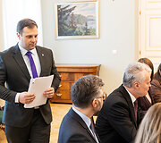 Gitanas Nausėda susitiko su ūkininkų organizacijų atstovais