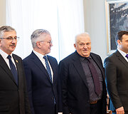 Gitanas Nausėda susitiko su ūkininkų organizacijų atstovais
