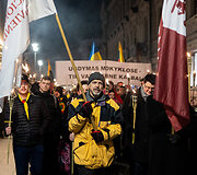 &bdquo;Pro Patria&ldquo; eitynės su fakelais