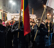 &bdquo;Pro Patria&ldquo; eitynės su fakelais