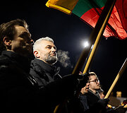 &bdquo;Pro Patria&ldquo; eitynės su fakelais