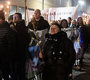 &bdquo;Pro Patria&ldquo; eitynės su fakelais