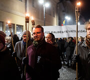 &bdquo;Pro Patria&ldquo; eitynės su fakelais