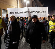 &bdquo;Pro Patria&ldquo; eitynės su fakelais