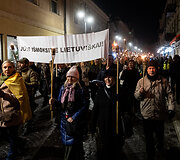 &bdquo;Pro Patria&ldquo; eitynės su fakelais