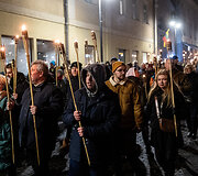 &bdquo;Pro Patria&ldquo; eitynės su fakelais