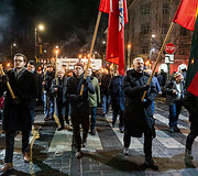 &bdquo;Pro Patria&ldquo; eitynės su fakelais