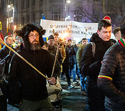 &bdquo;Pro Patria&ldquo; eitynės su fakelais