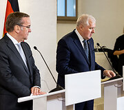 Vokietijos brigados dislokavimo Lietuvoje veiksmų plano pasira&scaron;ymas ir spaudos konferencija