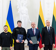 Lietuvos ir Ukrainos Prezidentų bendro parei&scaron;kimo pasira&scaron;ymas