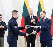 Lietuvos ir Ukrainos Prezidentų bendro parei&scaron;kimo pasira&scaron;ymas