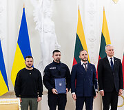 Lietuvos ir Ukrainos Prezidentų bendro parei&scaron;kimo pasira&scaron;ymas