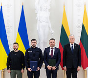 Lietuvos ir Ukrainos Prezidentų bendro parei&scaron;kimo pasira&scaron;ymas