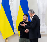 Lietuvos ir Ukrainos Prezidentų bendro parei&scaron;kimo pasira&scaron;ymas