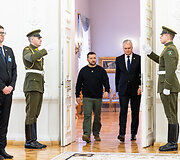 Lietuvos ir Ukrainos Prezidentų bendro parei&scaron;kimo pasira&scaron;ymas
