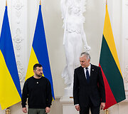 Lietuvos ir Ukrainos Prezidentų bendro parei&scaron;kimo pasira&scaron;ymas