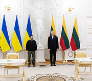 Lietuvos ir Ukrainos Prezidentų bendro parei&scaron;kimo pasira&scaron;ymas