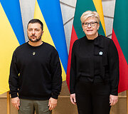 Volodymyras Zelenskis, Ingrida &Scaron;imonytė