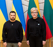 Volodymyras Zelenskis, Ingrida &Scaron;imonytė