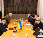 Volodymyras Zelenskis, Ingrida &Scaron;imonytė, Gabrielius Landsbergis