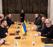 Volodymyras Zelenskis, Ingrida &Scaron;imonytė, Gabrielius Landsbergis