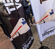 Startuolių traukinys i&scaron;vyko į Rygą