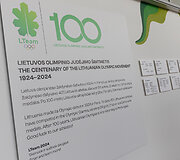 100 dienų iki Paryžiaus vasaros olimpinių žaidynių minėjimas