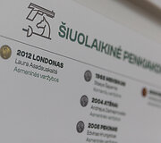 100 dienų iki Paryžiaus vasaros olimpinių žaidynių minėjimas