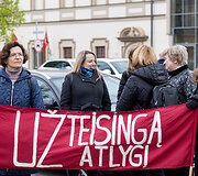 Sveikatos priežiūros darbuotojų akcija