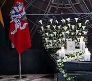 Vilniuje atsisveikinama su Gediminu Kirkilu