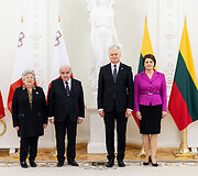 Miriam Vella, George Vella, Gitanas Nausėda, Diana Nausėdienė