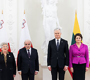 Miriam Vella, George Vella, Gitanas Nausėda, Diana Nausėdienė