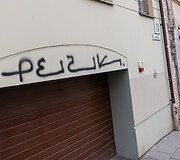Grafiti prie&scaron;iniai Užupyje