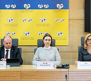 Seimo opozicinės frakcijos spaudos konferencija