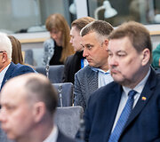 Seimo opozicinės frakcijos spaudos konferencija