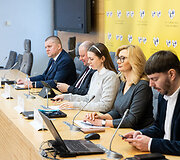 Seimo opozicinės frakcijos spaudos konferencija