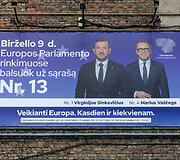 Europos parlamento rinkimų plakatai