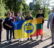 Dėl Rusijos agresijos Ukrainoje žuvusių vaikų atminimo renginys