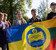 Dėl Rusijos agresijos Ukrainoje žuvusių vaikų atminimo renginys