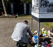 Dėl Rusijos agresijos Ukrainoje žuvusių vaikų atminimo renginys