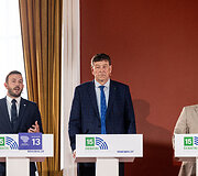 Virginijus Sinkevičius, Valentinas Bukauskas, Algimantas Rusteika
