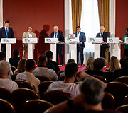 Virginijus Sinkevičius, Valentinas Bukauskas, Algimantas Rusteika, Andrius Kubilius, Petras Gražulis, Vytautas Radžvilas, Ieva Budraitė, Mindaugas Puidokas