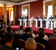 Virginijus Sinkevičius, Valentinas Bukauskas, Algimantas Rusteika, Andrius Kubilius, Petras Gražulis, Vytautas Radžvilas, Ieva Budraitė, Mindaugas Puidokas