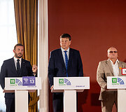 Virginijus Sinkevičius, Valentinas Bukauskas, Algimantas Rusteika