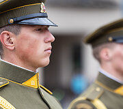 Valstybės vėliavos pakėlimo ceremonija Gedulo ir vilties bei Okupacijos ir genocido dienos proga