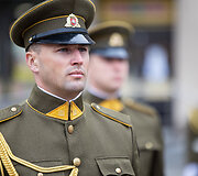 Valstybės vėliavos pakėlimo ceremonija Gedulo ir vilties bei Okupacijos ir genocido dienos proga